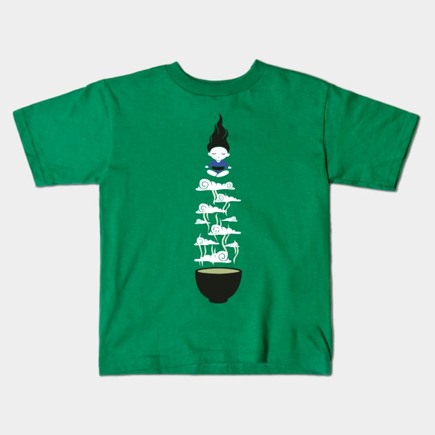 Zen Tea Kids T-Shirt by Freeminds